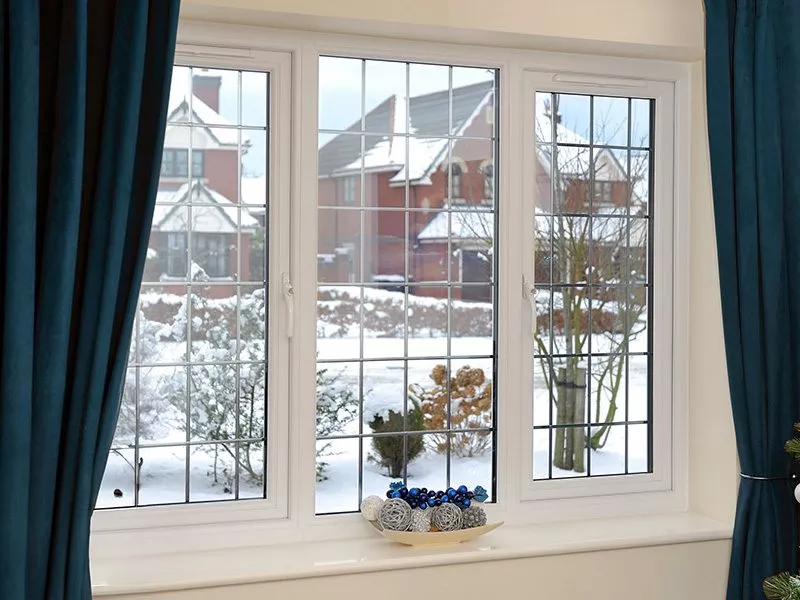 Energy efficient windows in winter