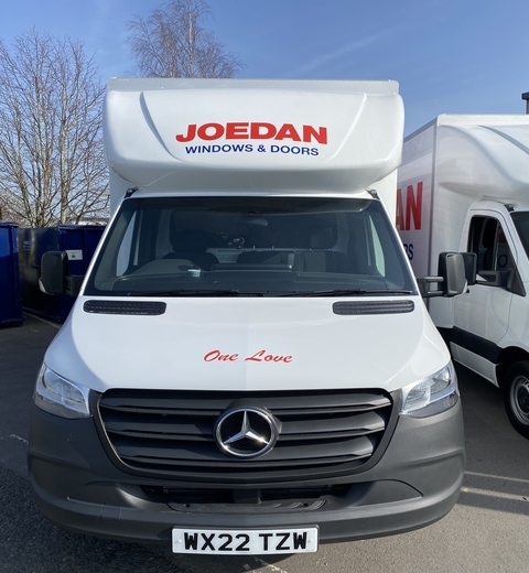 Joedan's one love delivery van