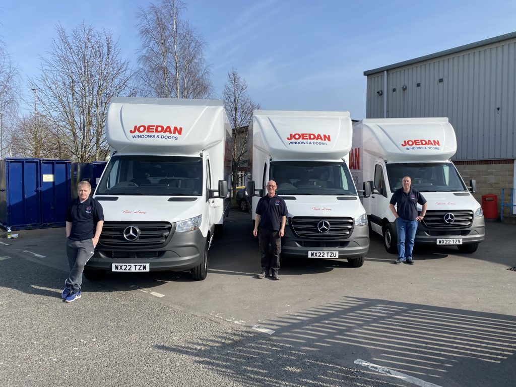 Joedan's three new delivery vans
