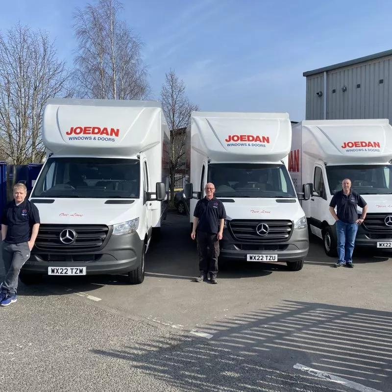Joedan's three new delivery vans