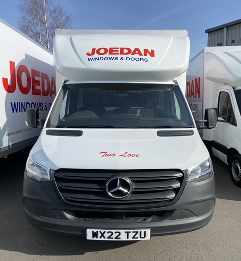 Joedan's two love delivery van
