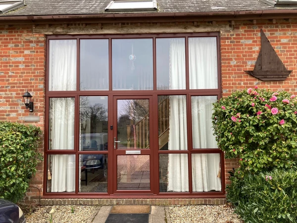 Lusso aluminium windows and doors at a house in Lymington