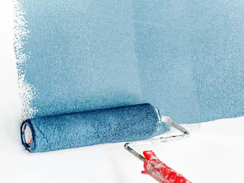 Paintbrushing a wall